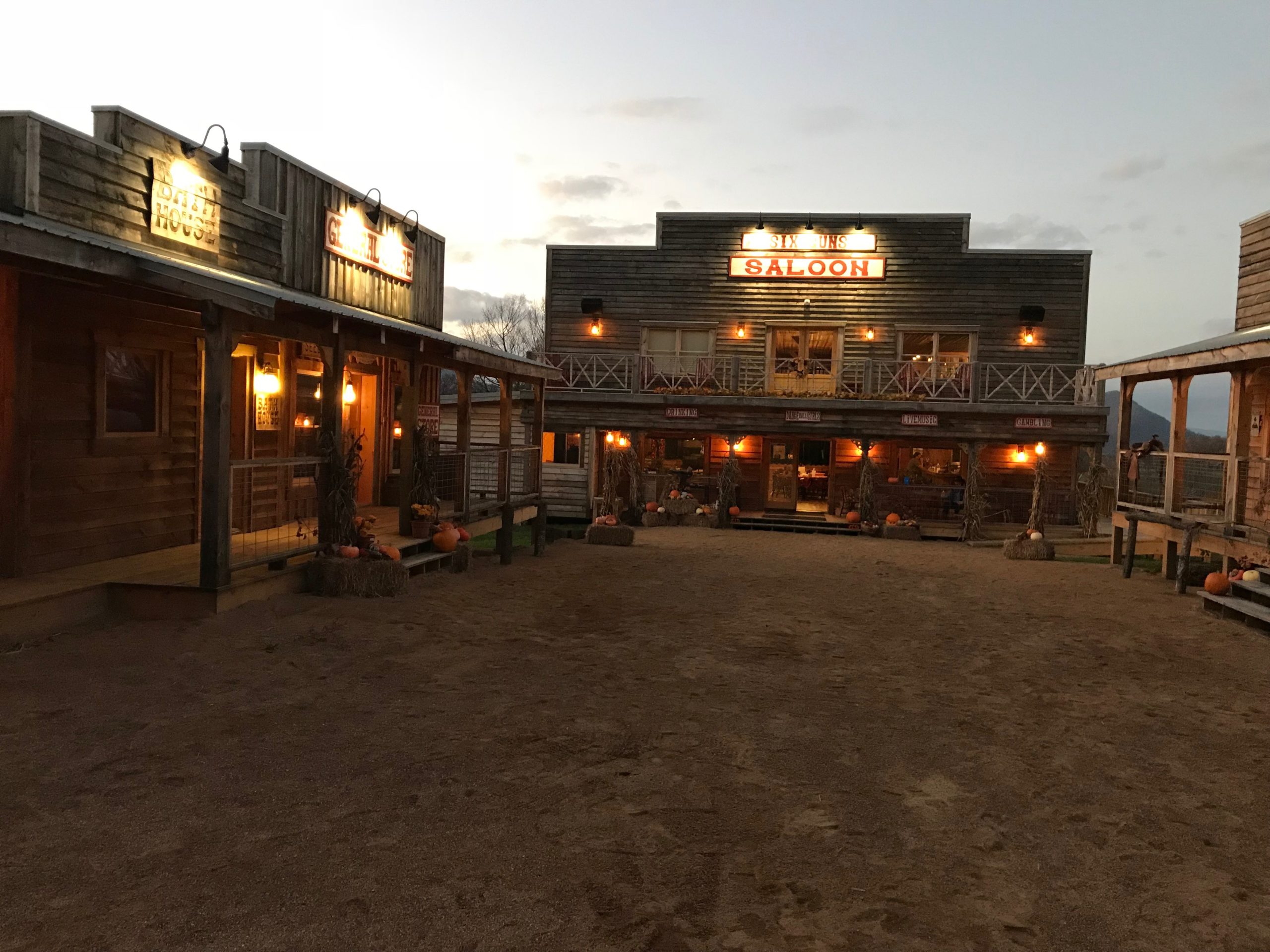 wild wild west, old west town, music venue, exclusive event, themed venue