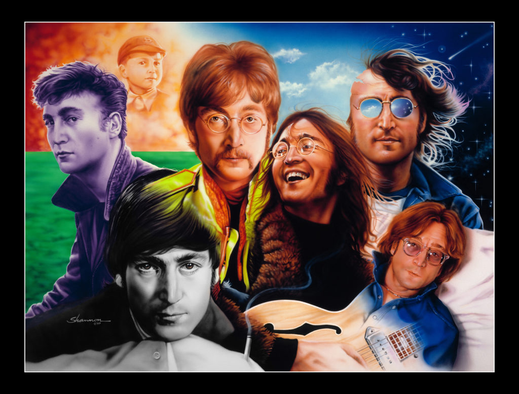 The 7 Faces of John - original artwork by Shannon MacDonald